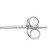 Ritastephens 14K Yellow, Rose Pink, or White Gold Butterfly Earring Backs (Small, Regular)