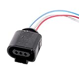 Connector Plug Pigtail Harness 3 Pin Fit for Audi VW 1J0973703 Camshaft Cam Sensor/Alarm Horn Plug