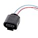 Connector Plug Pigtail Harness 3 Pin Fit for Audi VW 1J0973703 Camshaft Cam Sensor/Alarm Horn Plug