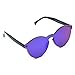 WearMe Pro - Round Super Full Lens Mirrored Sunglasses