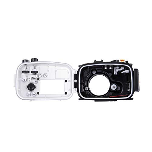 Uplord 40m Underwater Swimming Diving Waterproof Camera Case Diving Protective Housing Shell for Sony A6300,Diving Shell+O Seal+Cleaning Cloth+Hand Strap - Thumbnail 4