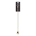 Viski Gold Weighted Stainless Steel Barspoon, Japanese Style Twisted Stem Handle, Teardrop Weight