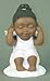 African American Hear No Evil Cherub Figurine