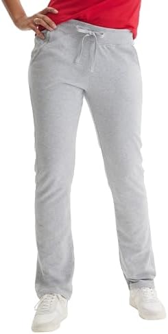 Hanes Women's Pants, Lightweight Pants for Women, Open Botton