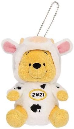 Amazon くまのプーさん 干支ぬいぐるみバッジ 21年 ニューイヤーグッズ お正月 丑年 牛年 うしどし ディズニー グッズ お土産 東京 ディズニーリゾート限定 お土産袋付き おもちゃ おもちゃ