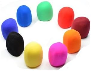 Liroyal Pack of 9 PCS Handheld Stage Microphone Windscreen Foam Cover