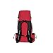 K9 Sport Sack | Dog Carrier Backpack for Small and Medium Pets | Front Facing Adjustable Pack with Storage Bag | Fully Ventilated | Veterinarian Approved (Small, Air - Ruby Red)