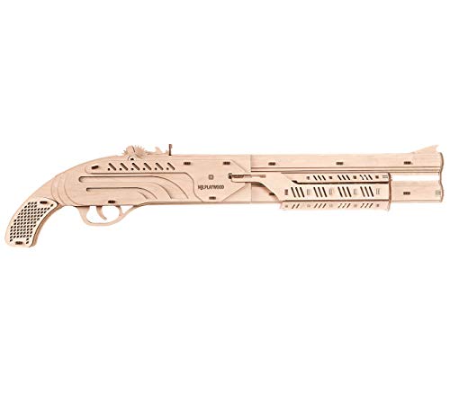 Wise Elk Shotgun Wooden Mechanical 3D Puzzle - Thumbnail 2