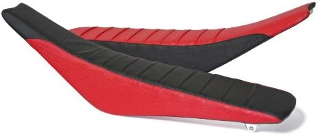 FLU Designs F-15316 Black/Red Pleated Grip Seat Cover for Suzuki CRF250