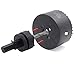 Acekit 3 Inch Hole Saw, 76mm BI-Metal Hole Cutter With 1/2 Inch Hex Shank Arbor Drill Bit For Wood Plywood Laminated PVC Board,Plastic Pipe,Aluminum Alloy And Metal Sheet