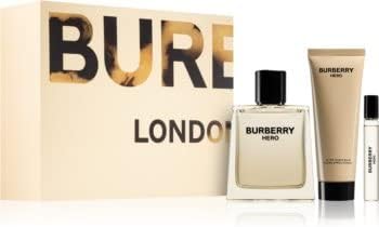 BURBERRY Hero Gift Set For Men 100ml Eau de Toilette Fragrance Shower Gel