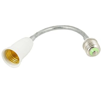 Lamp Extender Light Lamp Bulb Socket E27 Flexible Gooseneck Extender Adapter