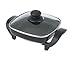 Deni Non-Stick 8x8 Electric Skillet w/ Glass Lid