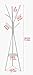 MULSH Standing Coat Rack Hat Hanger Coat Rack Hooks Coat Rack Hall Tree Entryway Standing Hat Jacket Coat Hanger Rack in White,17.72
