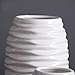 D'vine Dev Round Modern Fiberglass Resin Planter Pot - Easy Grow Planter with Drainage Hole and Plug