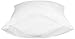 Amazon Basics Queen Pillowcase with Zipper, 100% Cotton Hypoallergenic, Pillow Protector, White (31 x 21 Inches), Pillows Not Included