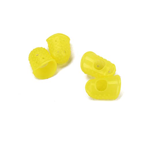 image for LIOOBO 4pcs Guitar Fingertip Protectors Silicone Finger Guards Finger 