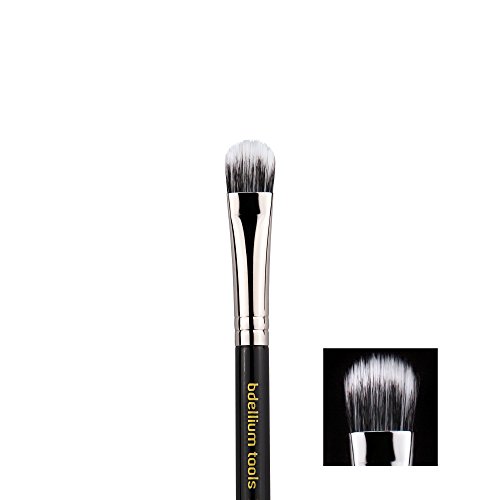 Bdellium Tools Maestro Series Duet Fiber Shader Brush, Black