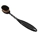 Buytra 3-Piece Makeup Brush Set with Big and Small Oval Toothbrush Foundation Brush and Makeup Brush Cleaner Egg Scrubber Board