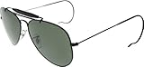 Ray Ban RB3030 Black/G -15XLT L9500 58mm Sunglasses