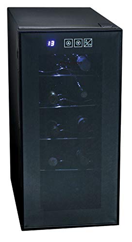 Koolatron-KWT10BN-Wine-Cooler-with-10-Bottle-Capacity-Vibration-Free-Thermoelectric-Cooling-Digital-Temperature-Controls-Black