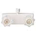 Laguna Brass 3220AWT RV/Motorhome Two Handle Non-Metallic Shower Diverter Valve, White Finish