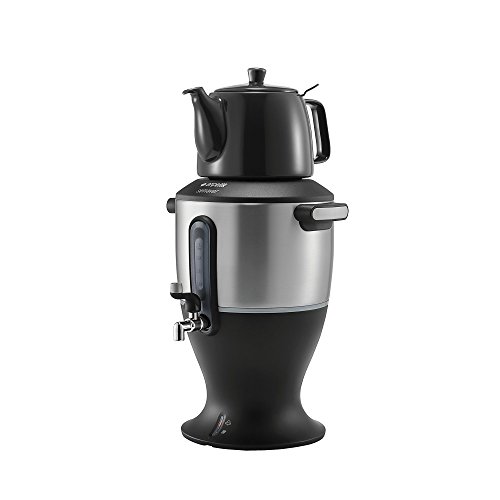 Click Here to See More Images Full Automatic Arcelik K3285 PI Gurme Turkish Tea Machine by Arcelik 220V only, Needs a 110V-220V (min 1500W) converter to work on US outlets. Do not plug in directly to a US