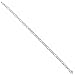 Italian Crafted 3.8mm 925 Sterling Silver Figaro Link Nickel Free Chain + Bonus Polishing Cloth