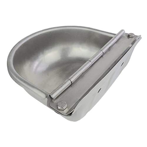 Lucky Farm Automatic Water Feeder Trough Bowl with Pipe for Cattle Horse Goat Sheep Dog Animals Stainless Pet Livestock Tool - Thumbnail 5