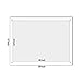 NIUBEE 24x36 Acrylic Wall Mount Poster Frame, Clear Floating Frameless Photography Picture Frames-Double Panel(Full Frame is 27x39 inch)