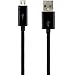 2x Pack Official LG Micro 11Pin USB Cable Black W/Stylus - For LG G4,G3,G2,G Flax,V10
