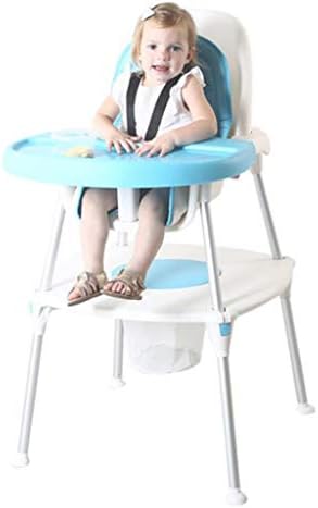 ベビーチェア 幼児折りたたみダイニングチェア2 In 1赤ちゃんプラスチックチェア調節可能な子供