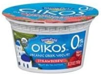 Stonyfield Farm Oiko Organic Strawberry Greek Yogurt, 5.3 Ounce -- 12 per case.