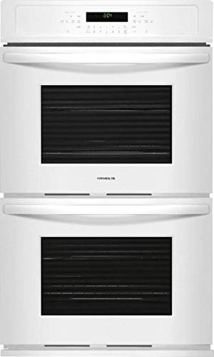 Frigidaire FFET2726TW 27 Inch 7.6 cu. ft. Total Capacity Electric Double Wall Oven with 2 Oven Racks, Sabbath Mode, in White