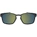 Oakley Mens Latch Squared Sunglasses, Matte Olive Ink/Emerald Iridium, One Size