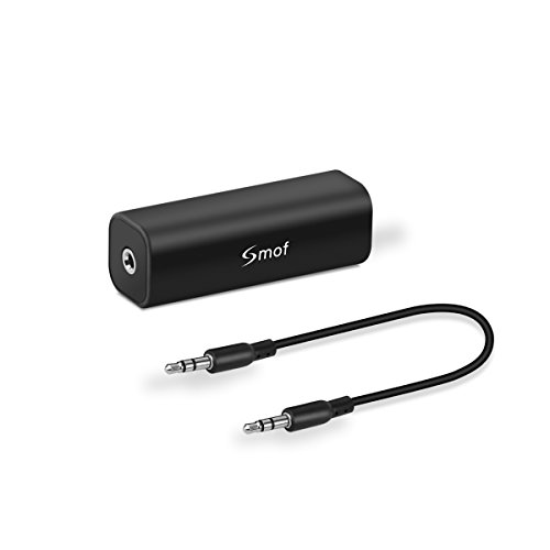 Smof Ground Loop Noise Isolator for Car Audio System/Home Stereo/Speaker(Eliminate the Buzzing Noise Completely)with 3.5mm Audio Cable Black - Thumbnail 3
