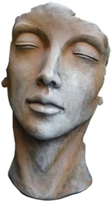 Skulptur Portrait Gesicht Frau H50cm Rosteffekt Steinguss Steinfigur Vidroflor Gartenskulptur Original Pflegeanleitung Von Steinfigurenwelt Giessen Amazon De Garten