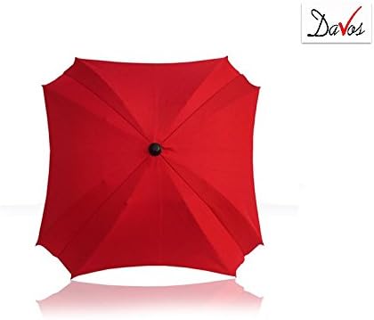 Universal Square Baby Buggy Sun Parasol Umbrella Pushchair Pram Stroller shade (Red)