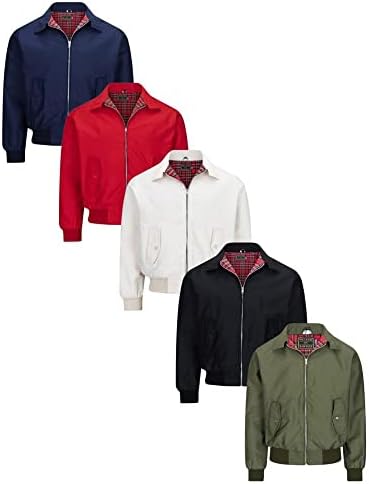 Amazon.com: Spirit of England Black Harrington-Style Jacket Winter