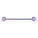 Ruifan 6PCS 14 Gauge Industrial Barbell Cartilage Earring Body Piercing Jewelry 1 1/2 Inch(38mm) With Balls