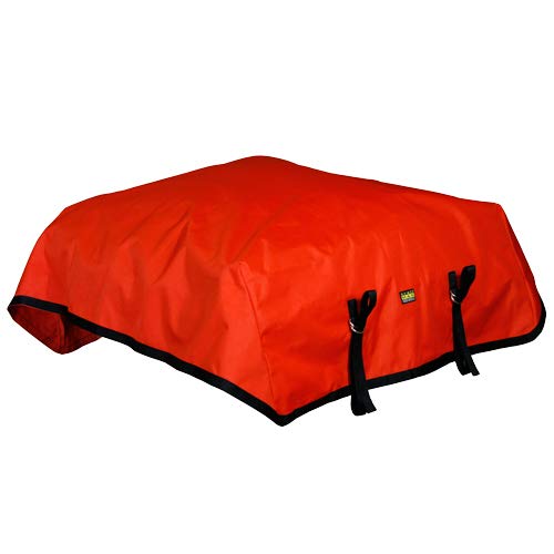 TrailMax Top-Pack Rain Cover, Over-Sized to Fit Large Loads On A Pack Saddle, Ideal for Horse and Mule Packing, PVC Coated to Protect Your Camp Comforts and Valuable Gear in Bad Weather, Orange