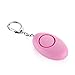 Guard 130 dB Emergency Personal Self-Defense Alarm with LED light for Kids - Elderly - Women,Perfect for Bag Decoration,Pink