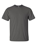 Gildan Ultra Cotton Tall T-Shirt 10-PK,Charcoal,Lt