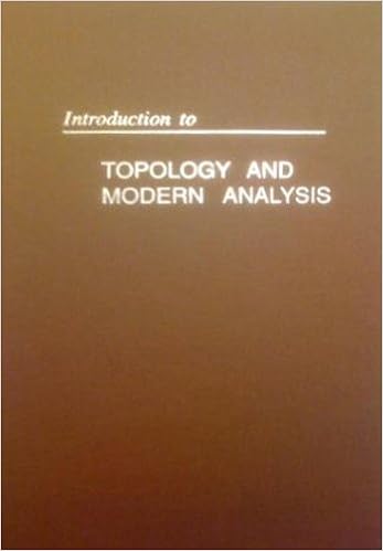 introduction to topology and modern analysis by g.f.simmons