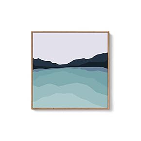 Framed Natural Scenery Home Artwork for Living Room Bedroom