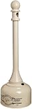 Eagle 1202BEI Galvanized Steel Poly Tube Cigarette Butt Receptacle, 2-1/2 gallon Capacity, 35" Height, 11" Diameter, Beige
