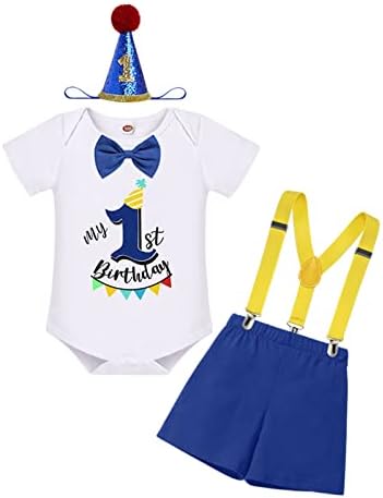 First Birthday Outfit Baby Boy Smash Cake One Year Old Party