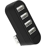Sabrent 4-Port USB 2.0 Hub [90°/180° Degree Rotatable] (HB-UMN4)