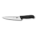 Victorinox 47523 7.5" Knife Fibrox Pro Black Chef's - Straight 7&frac12;" Blade 1&frac12;" width at handle, Multi primary