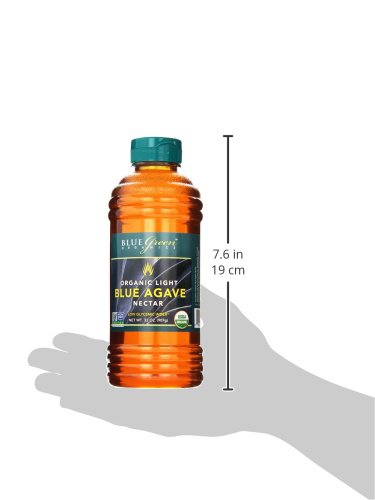 image for Blue Green Agave Organic Nectar, Light Blue, 32 Ounce